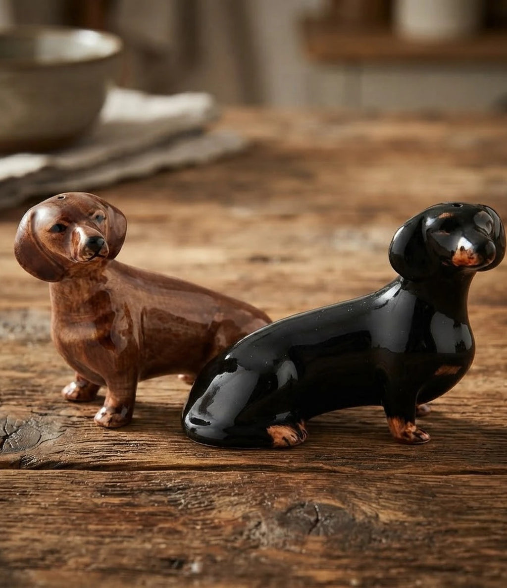 Quail Designs Dachshund Salt and Pepper Set