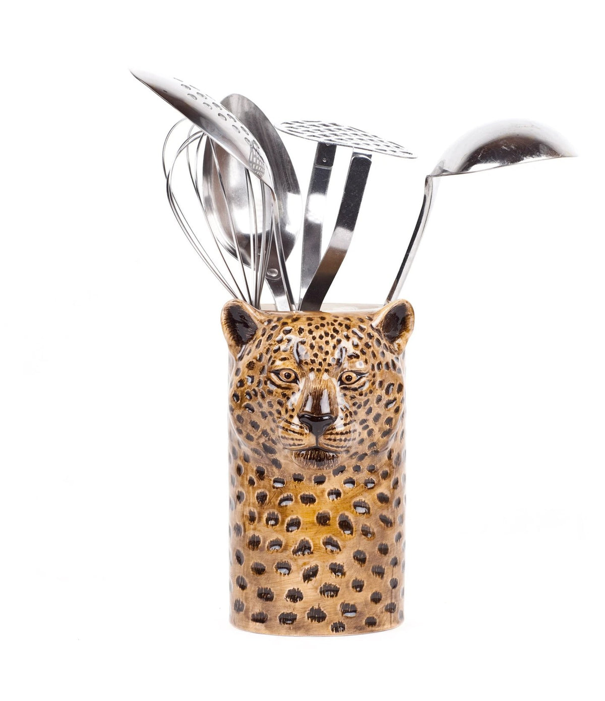 Quail Designs Portautensilios Leopardo