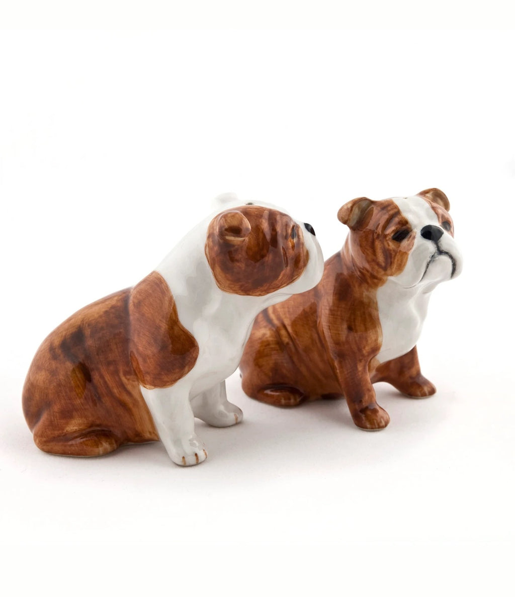 Quail Designs Salière et poivrière Bouledogue anglais