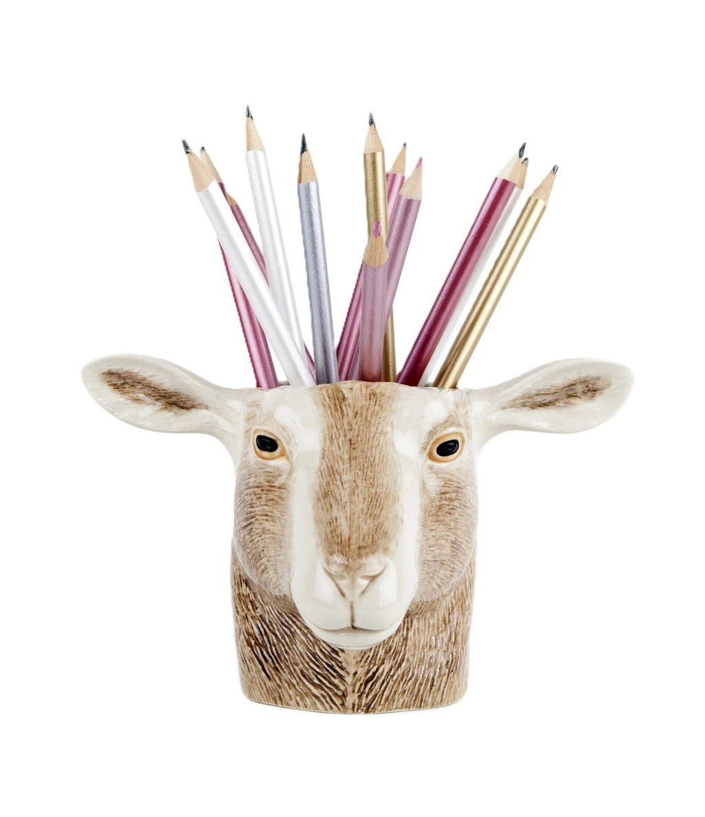 Quail Designs Goat Pencil Pot