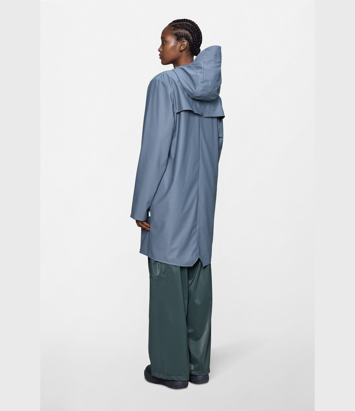 Rains Long Jacket W3 Blue Dusk