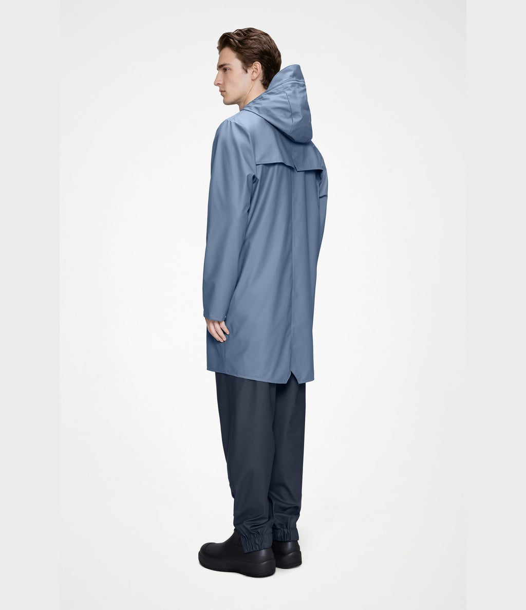 Rains Long Jacket W3 Blue Dusk