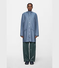 Rains Long Jacket W3 Blue Dusk