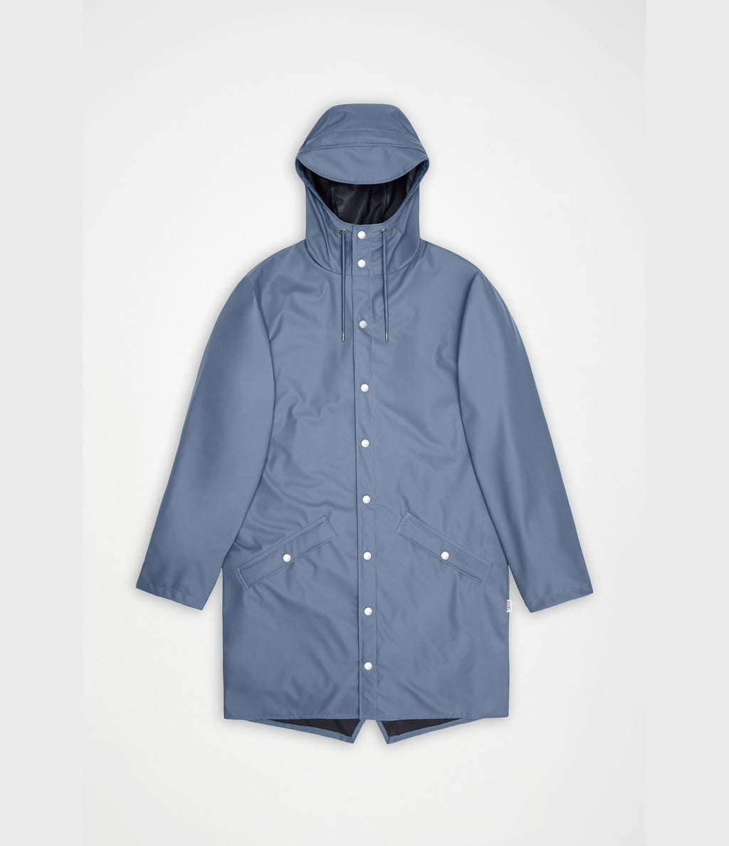 Rains Long Jacket W3 Blue Dusk
