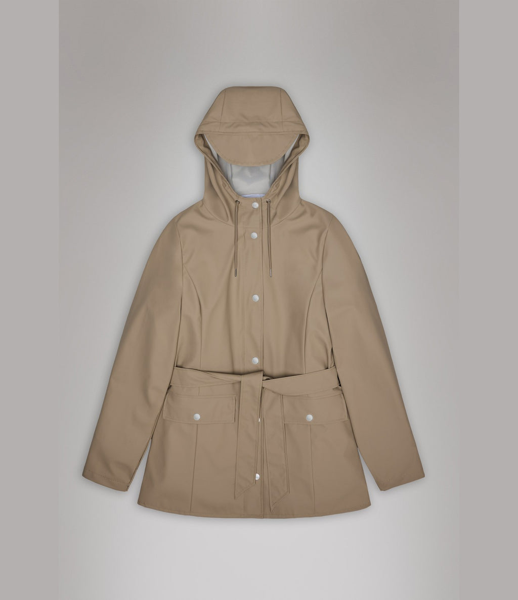 Rains Curve Jacket Beige