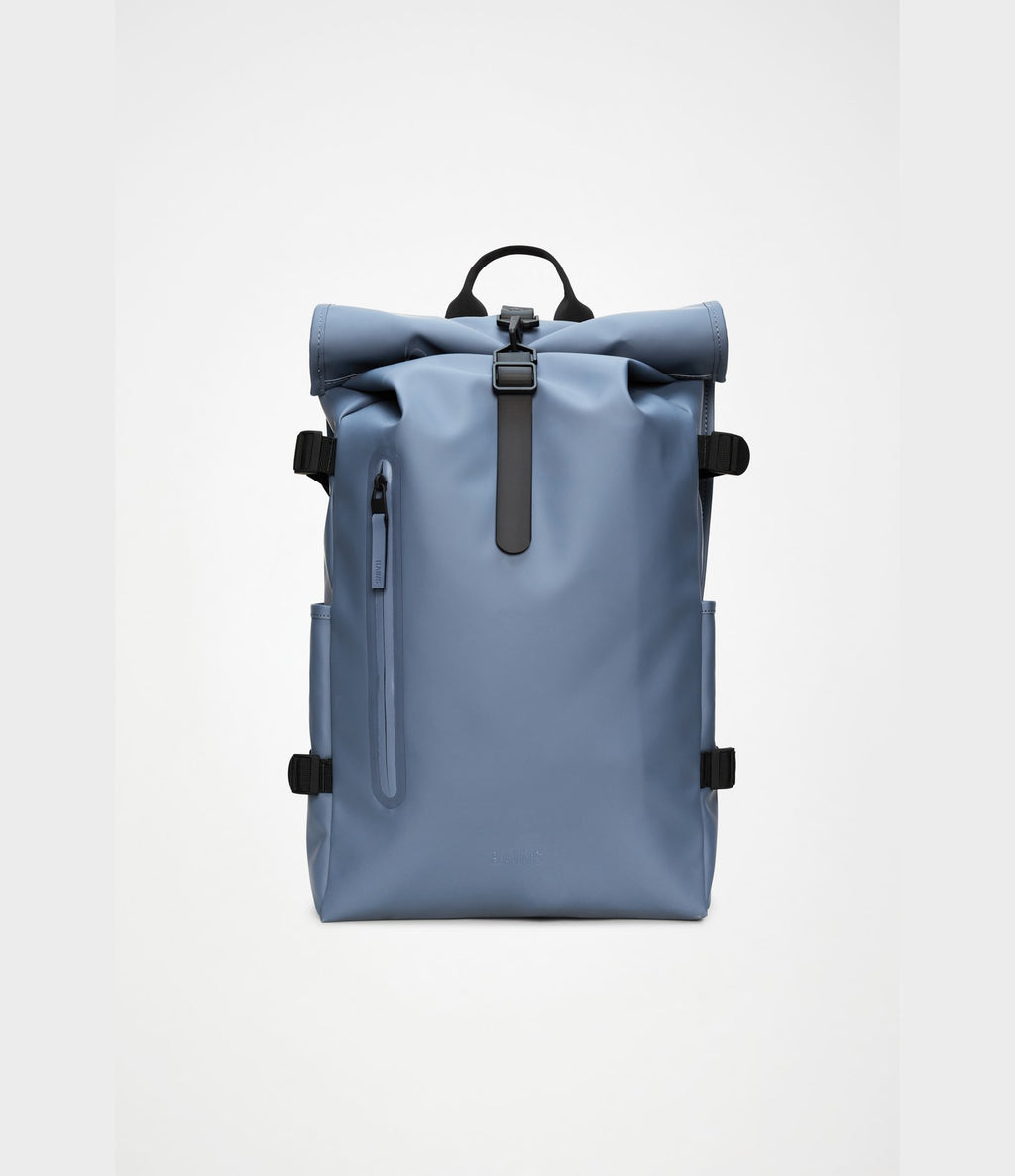 Rains Rolltop Rucksack Large Blue Dusk