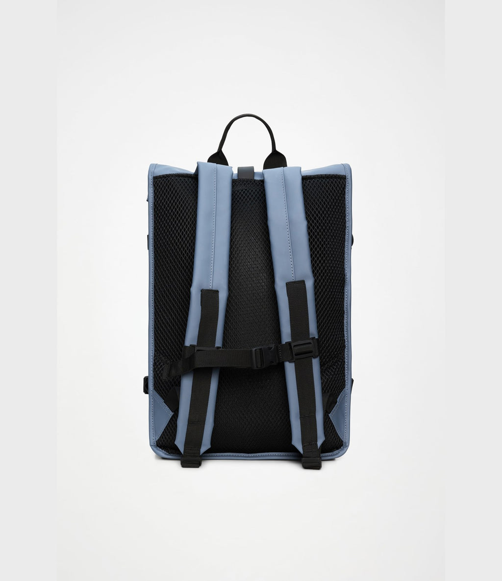 Rains Rolltop Rucksack Large Blue Dusk