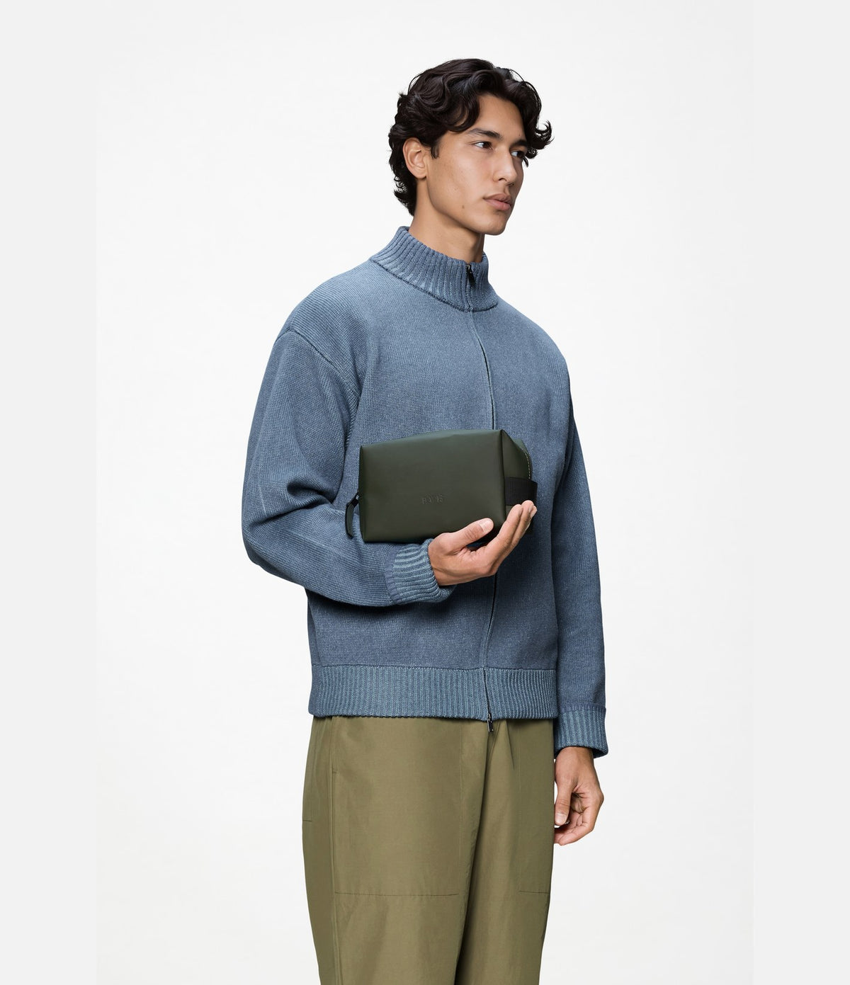 Rains Wash Bag Small Green
