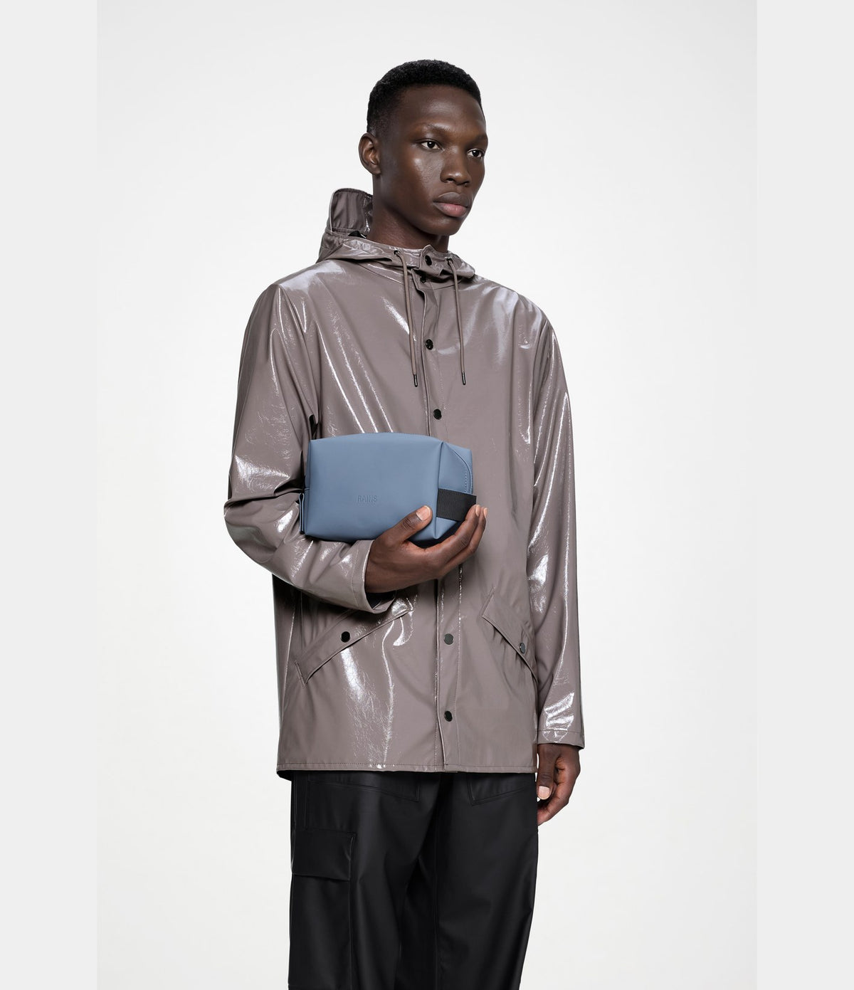 Rains Wash Bag Small Blue Dusk