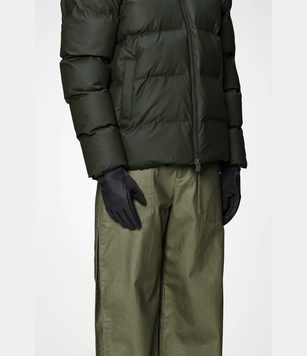 Rains Gloves Black