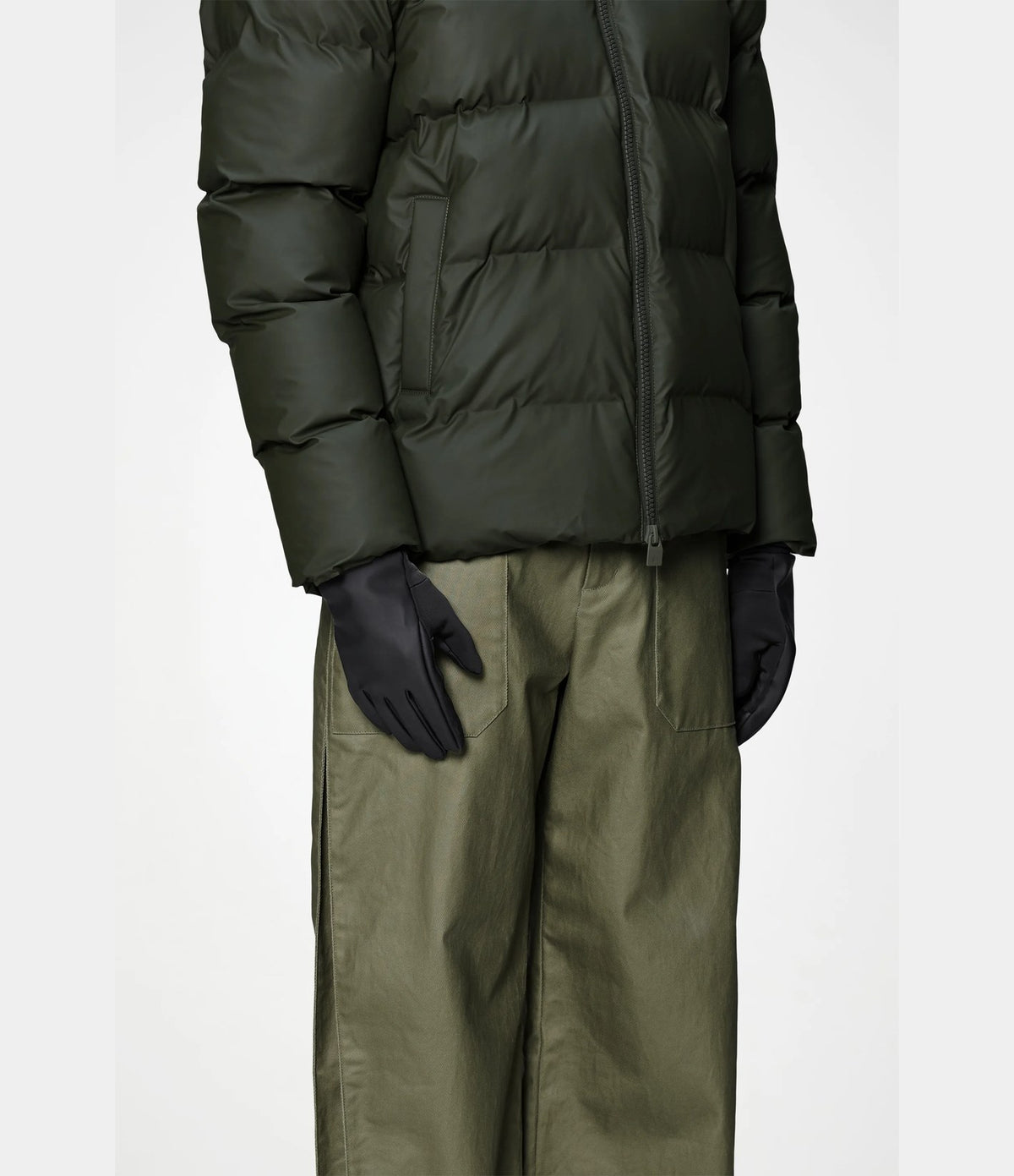Rains Gloves Black
