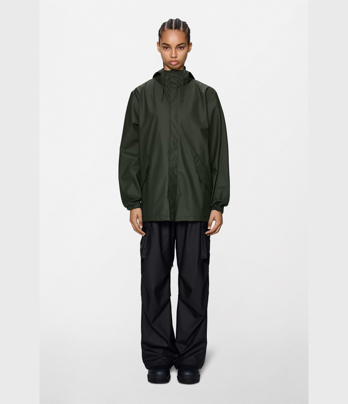 Rains Fishtail Jacket W3 Green