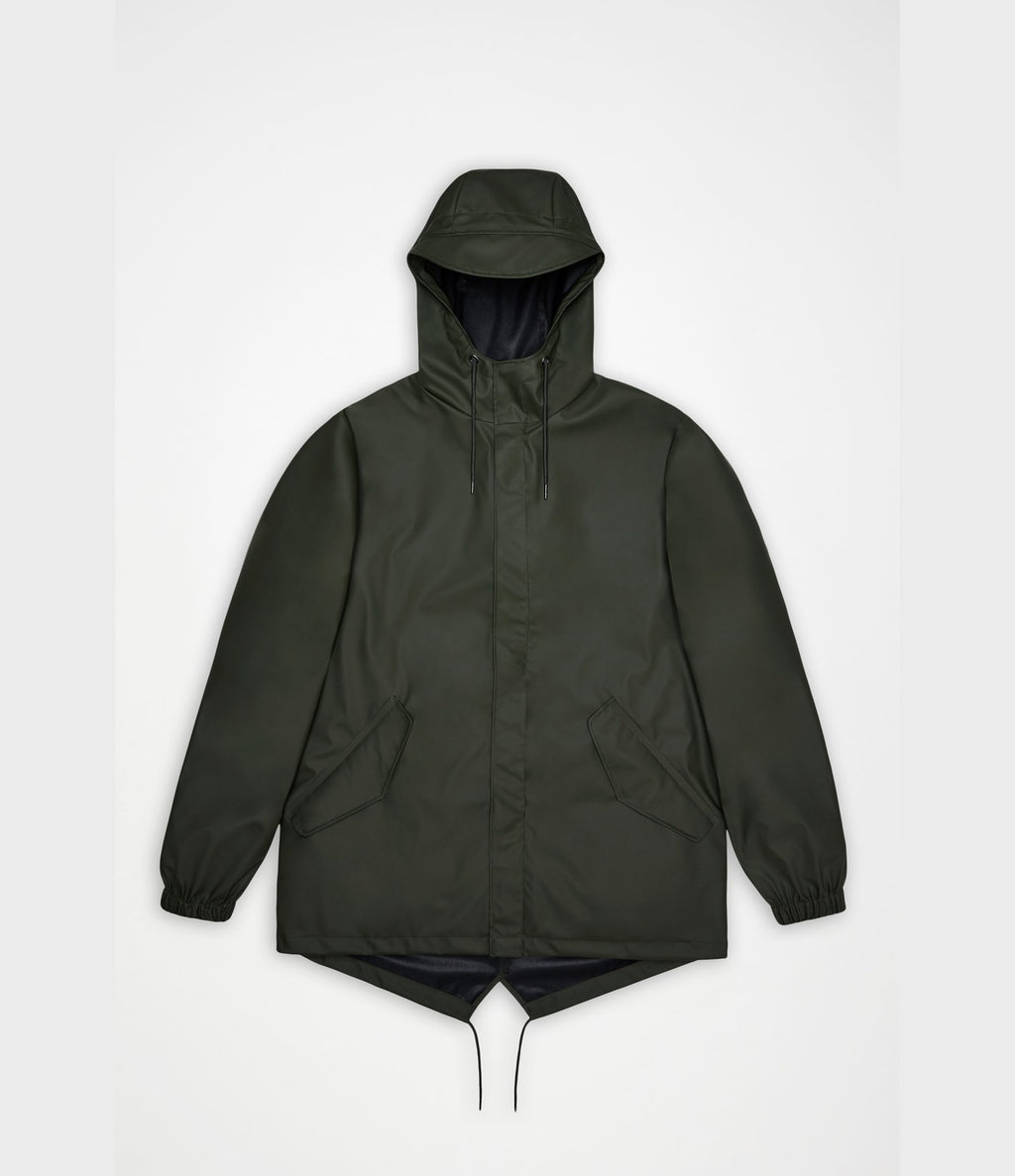 Rains Fishtail Jacket W3 Green