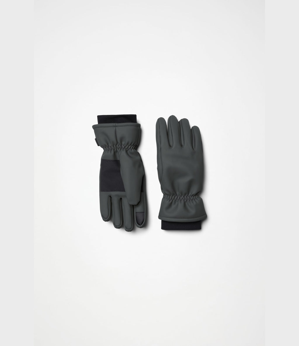 Rains Insulated Gloves Dark Grey