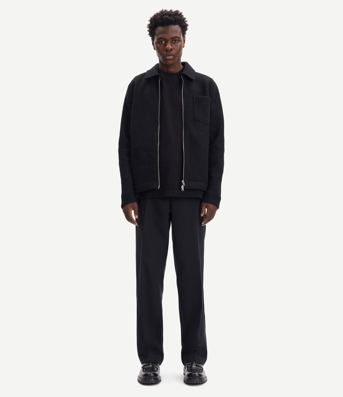 Samsoe Samsoe Hannes Full Zip Black