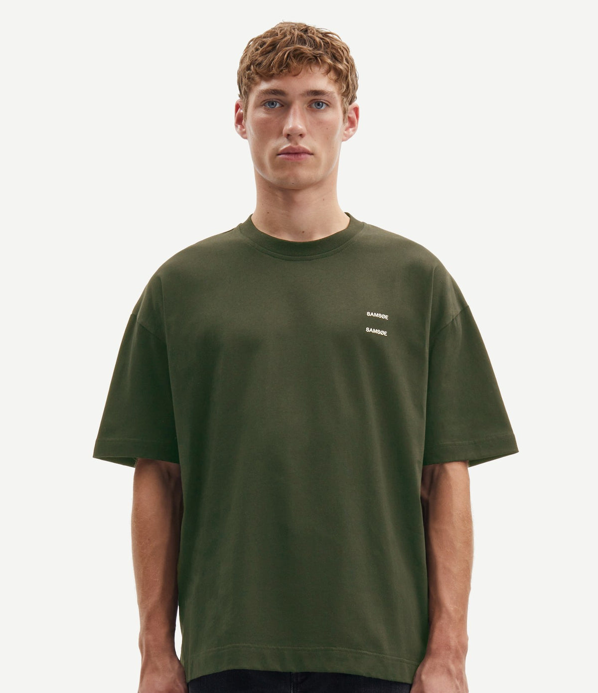 Samsoe Samsoe Joel T-shirt Forest Night