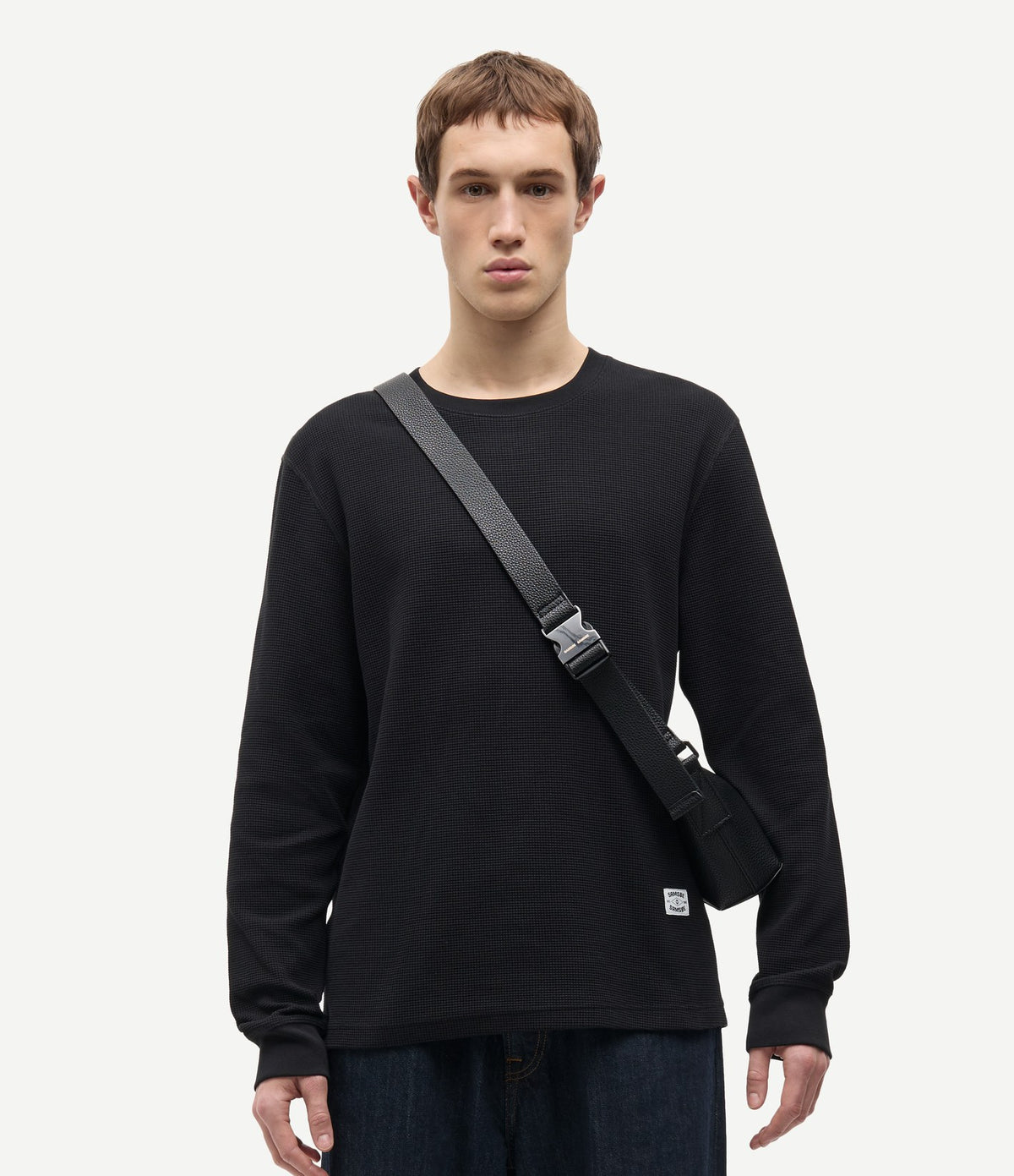Samsoe Samsoe Safellow LS T-shirt Black