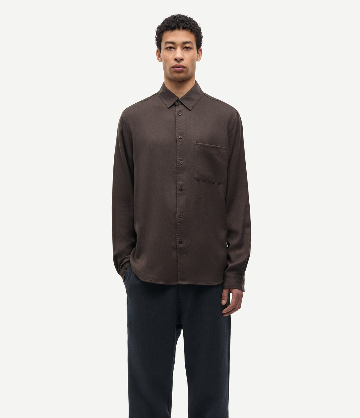 Samsoe Samsoe Sajabari Fly P Trousers Dark Grey Mel.