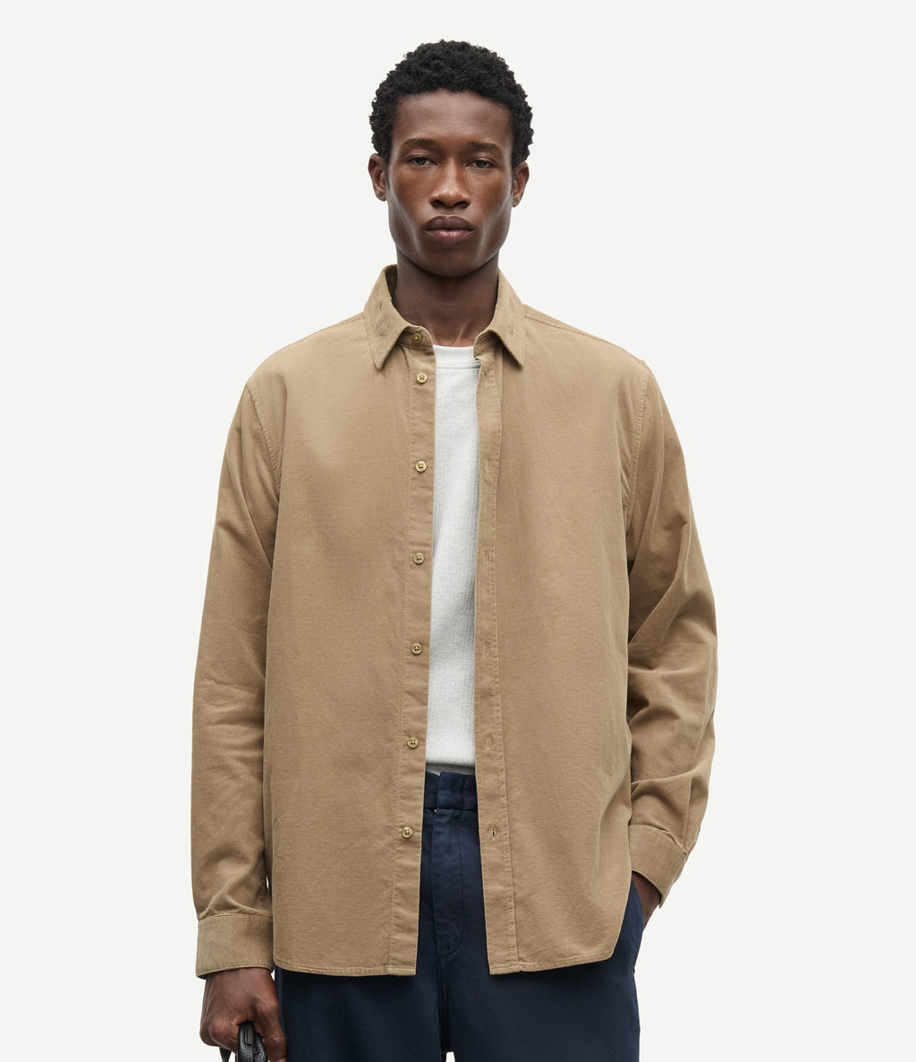 Samsoe Samsoe Saliam NX Shirt Lead Gray