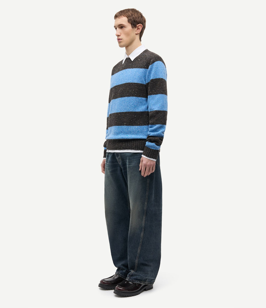 Samsoe Samsoe Sanate Sweater Cyaneus St.