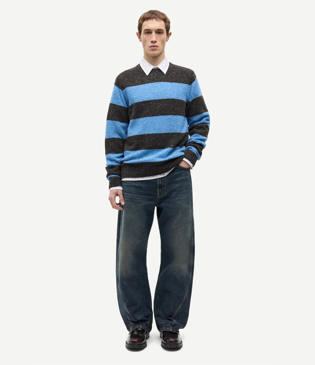 Samsoe Samsoe Sanate Sweater Cyaneus St.