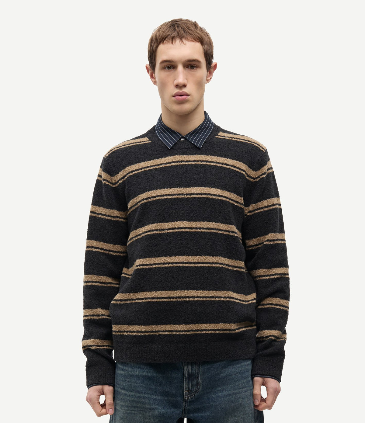 Samsoe Samsoe Sanino Sweater Lead Gray St.