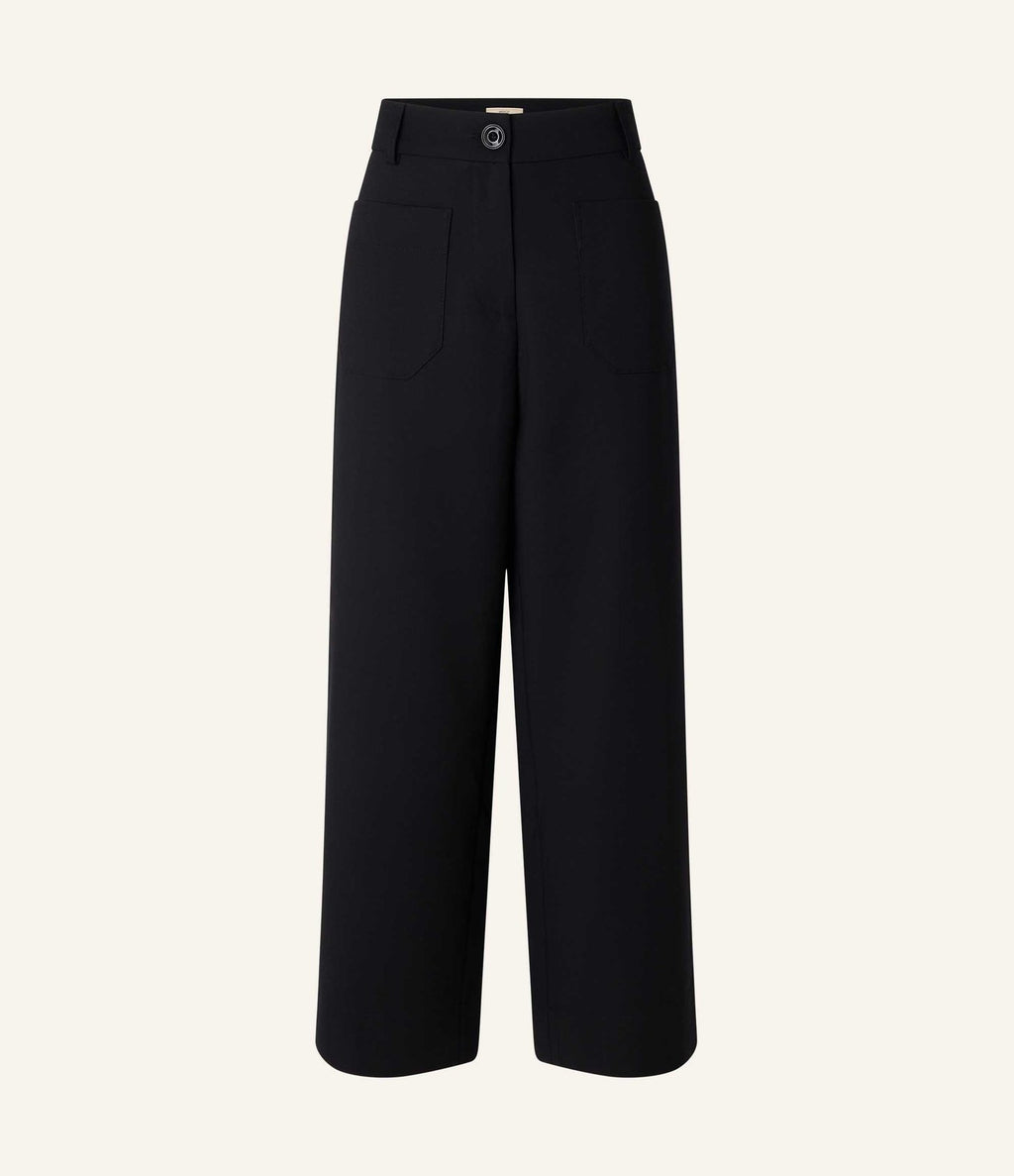 Sessun Hudkin Pantalón Negro