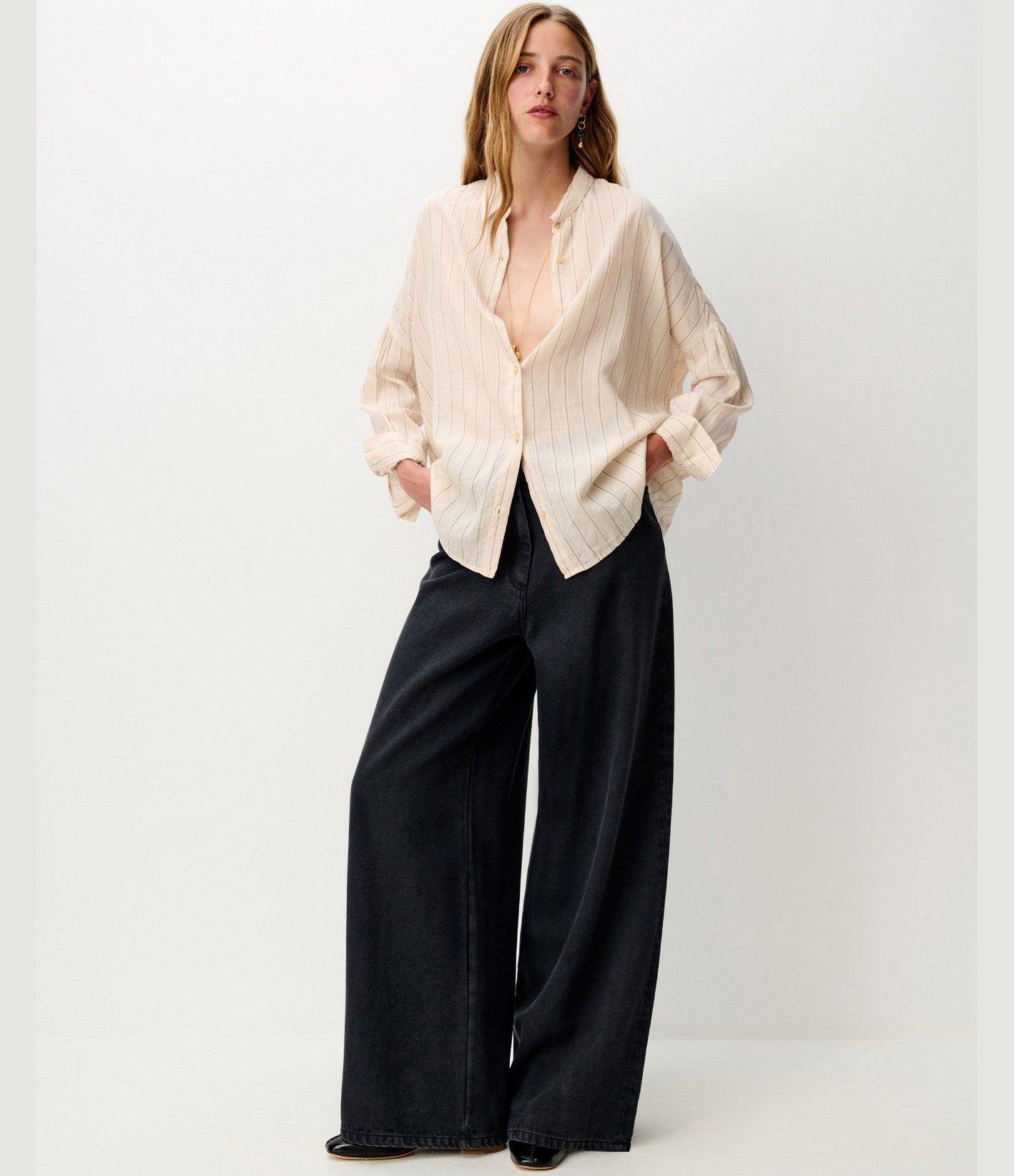 Sessun Botan Camisa Sandblack