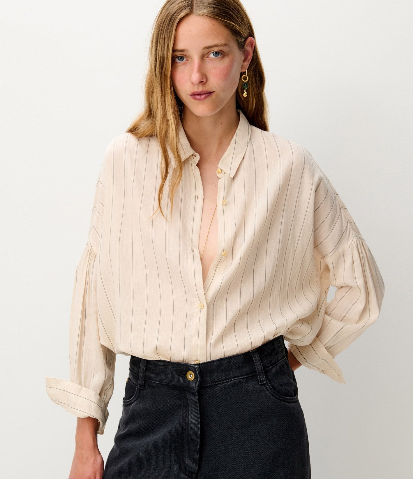 Sessun Botan Camisa Sandblack