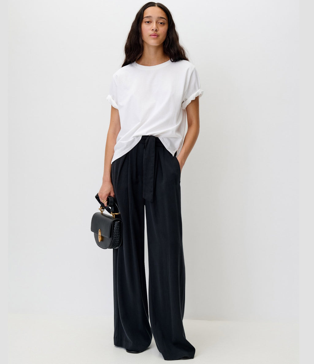 Sessun Rim Pantalón Negro