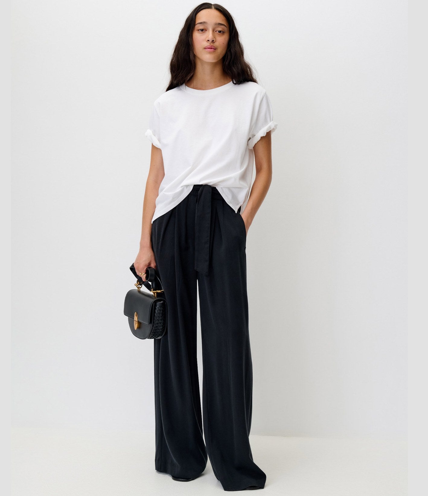 Sessun Rim Pantalón Negro