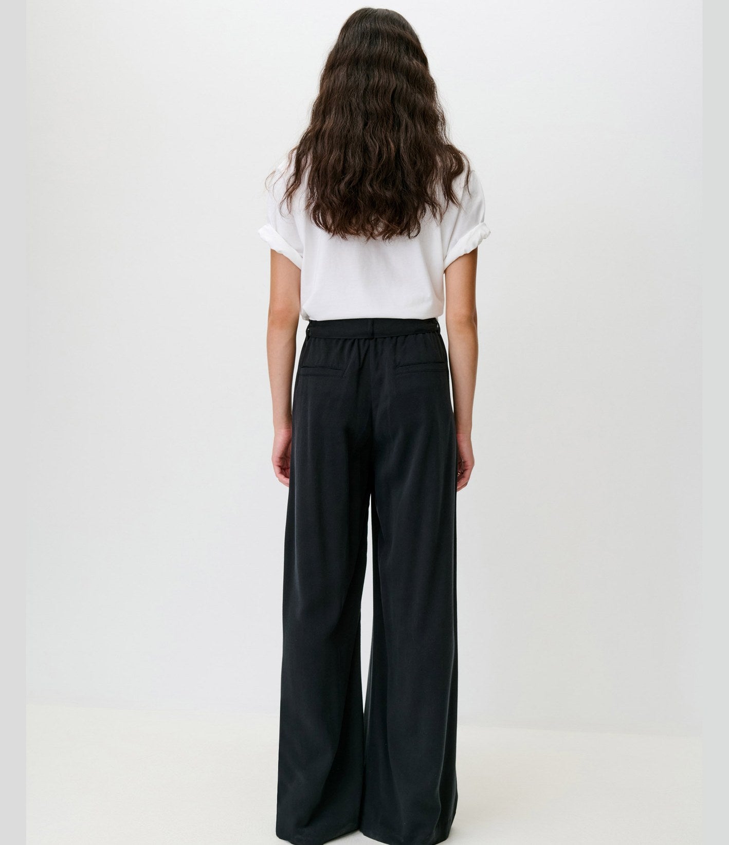 Sessun Rim Pantalón Negro
