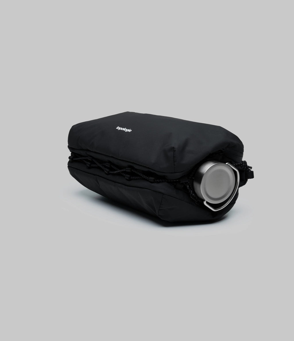 Topologie Bottle Sacoche Large Black Ripstop Dry