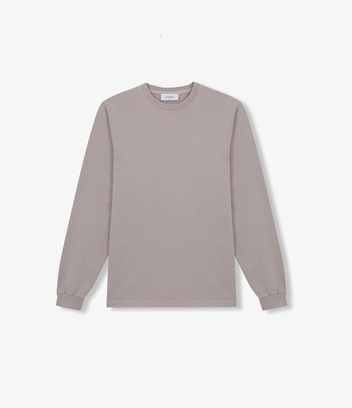 Unfeigned Basic Long Sleeve T-shirt Fog