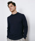 Unfeigned Crewneck Merino Knit Dark Navy