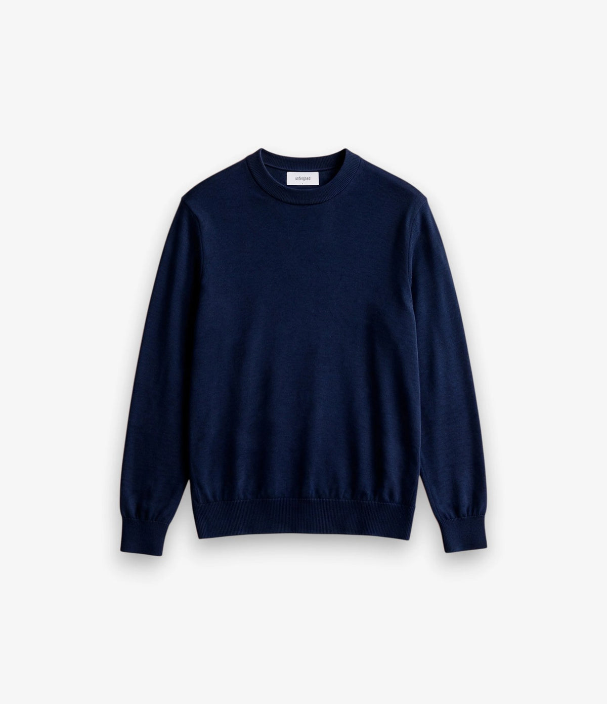 Unfeigned Crewneck Merino Knit Dark Navy