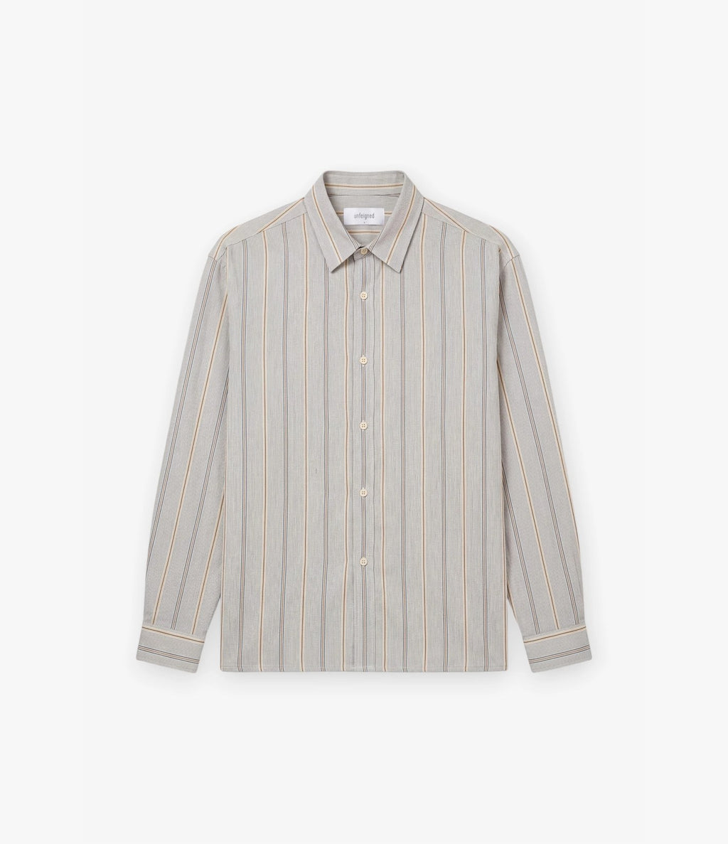 Unfeigned Long Sleeve Relaxed Shirt OC Thousand Stripes