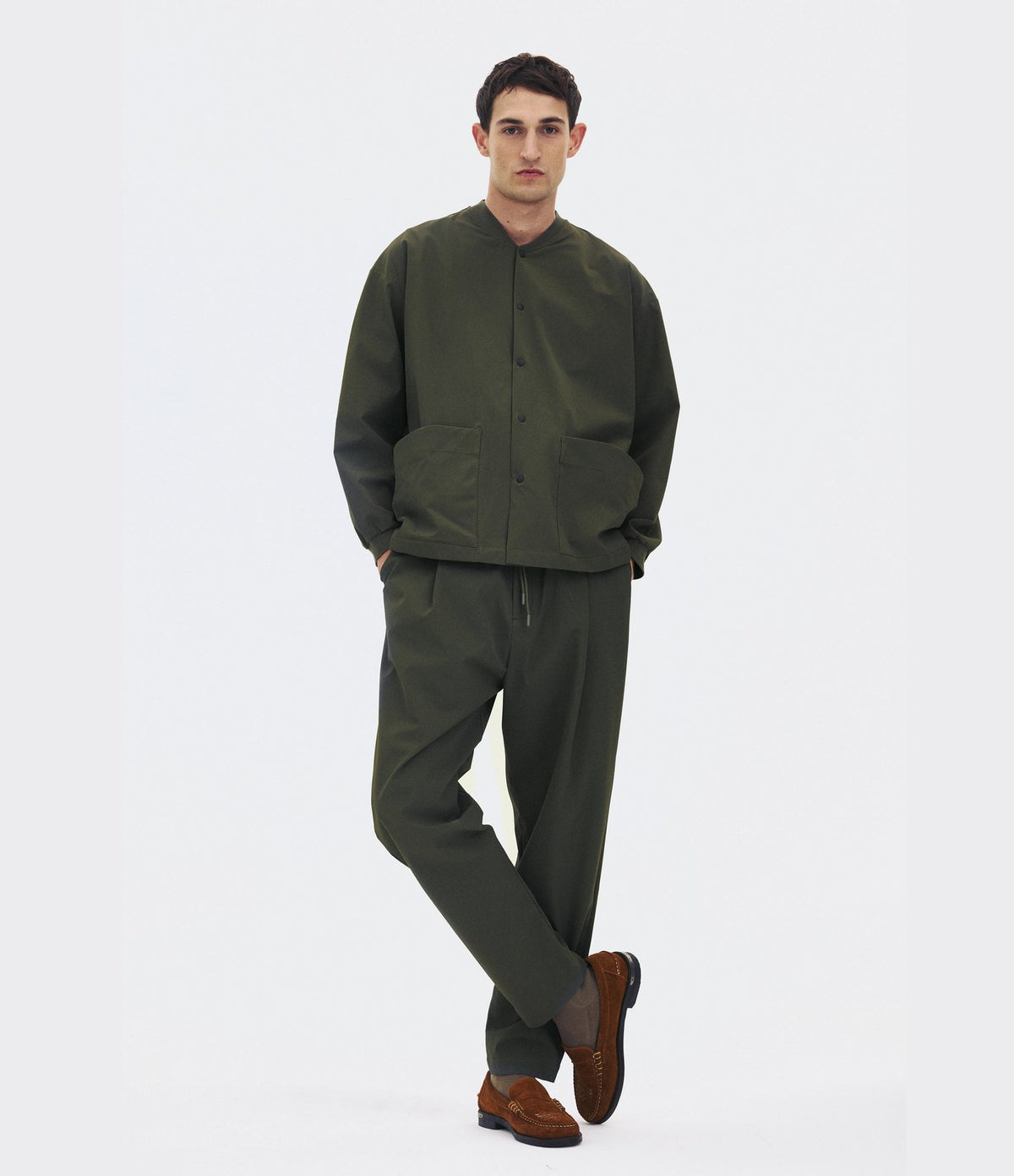 Unfeigned Bomber Jacket N WR Khaki