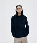 Unfeigned Wool Polo Dark Navy