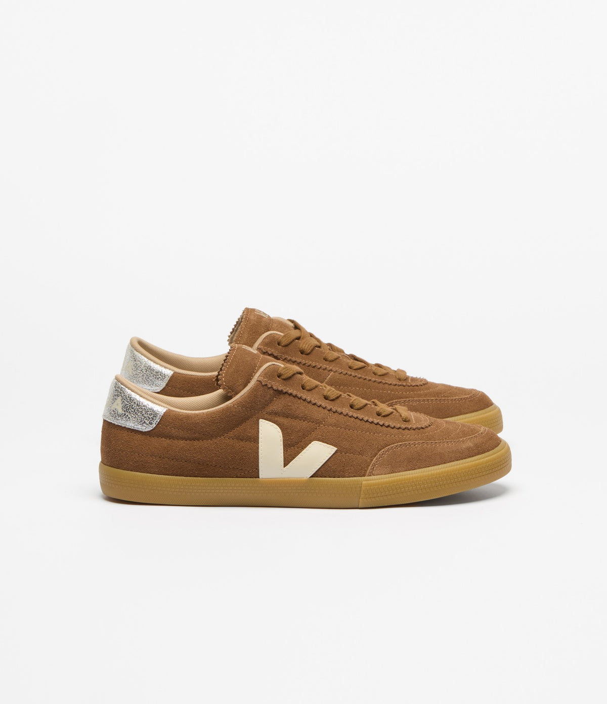 Veja Panenka Brown Pierre Silver Femme