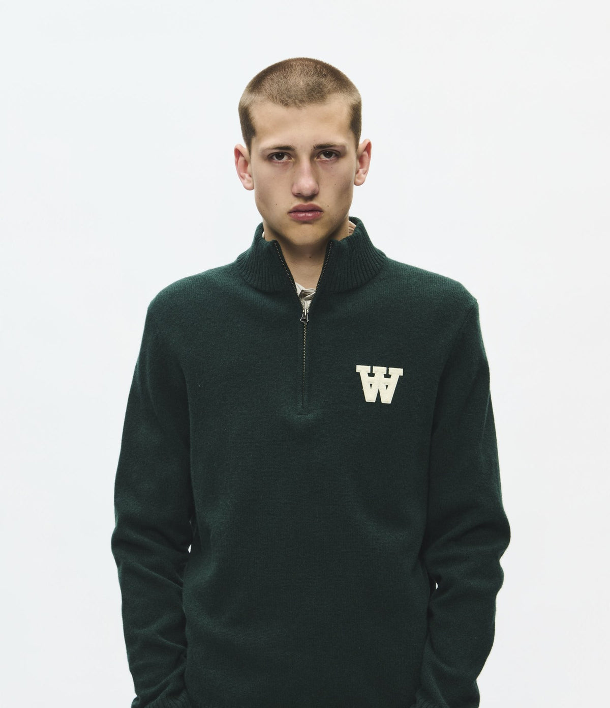 Wood Wood Tay Half Zip Ponderosa Pine