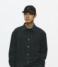 Wood Wood Carter Shirt Ultra Green Stripe