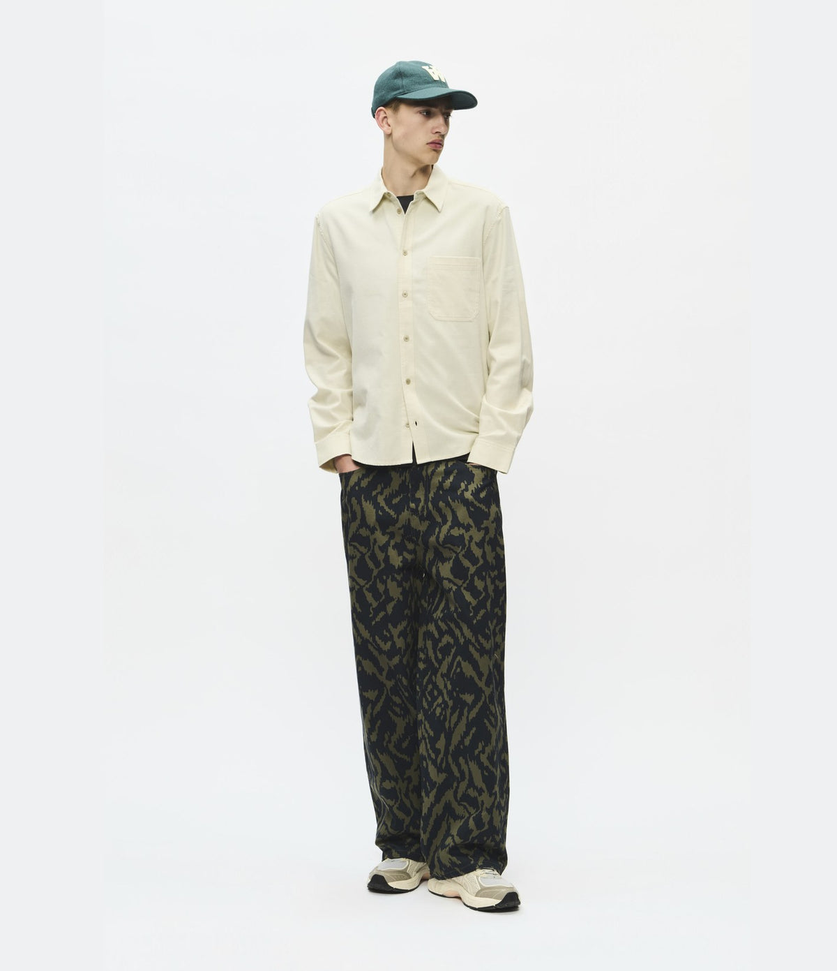 Wood Wood Adrian Shirt Silver Birch