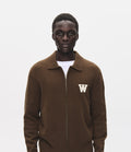 Wood Wood Tay Zip Cardigan Desert Palm
