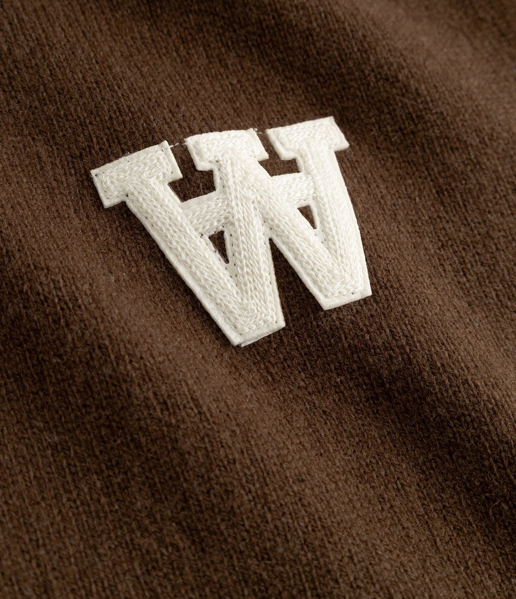 Wood Wood Tay Zip Cardigan Desert Palm
