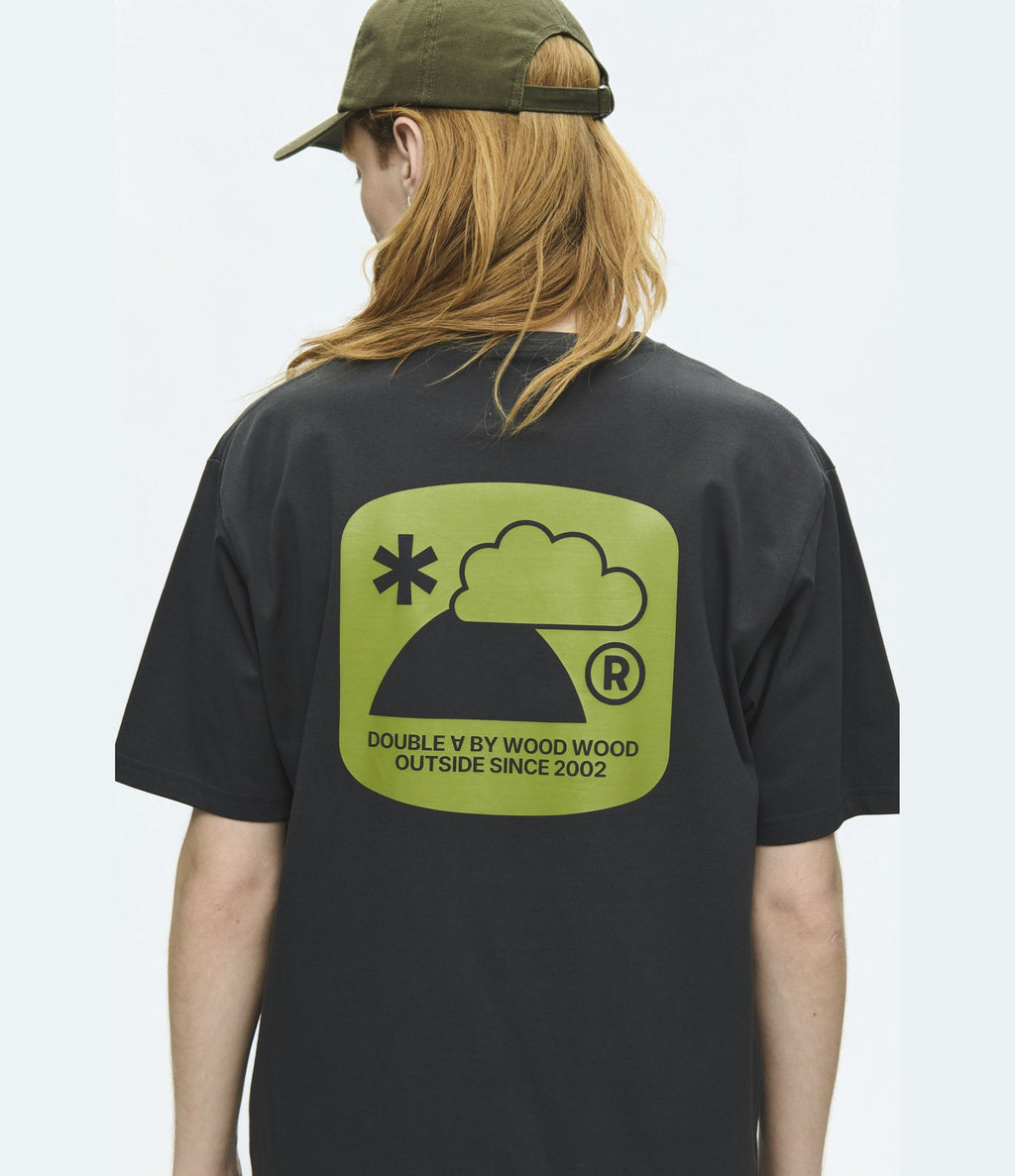 Wood Wood Ace Outsider T-shirt Pirate Black