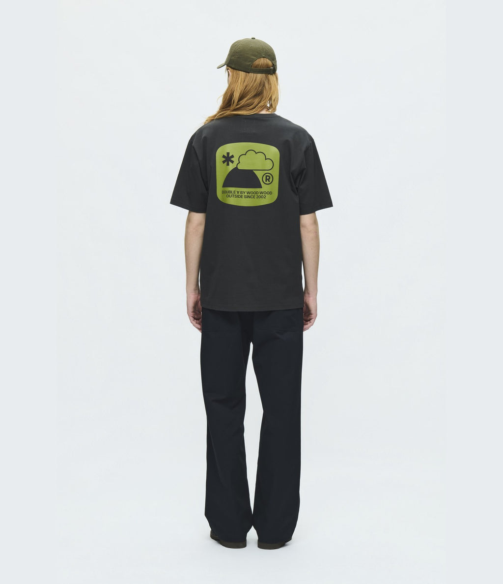 Wood Wood Ace Outsider T-shirt Pirate Black