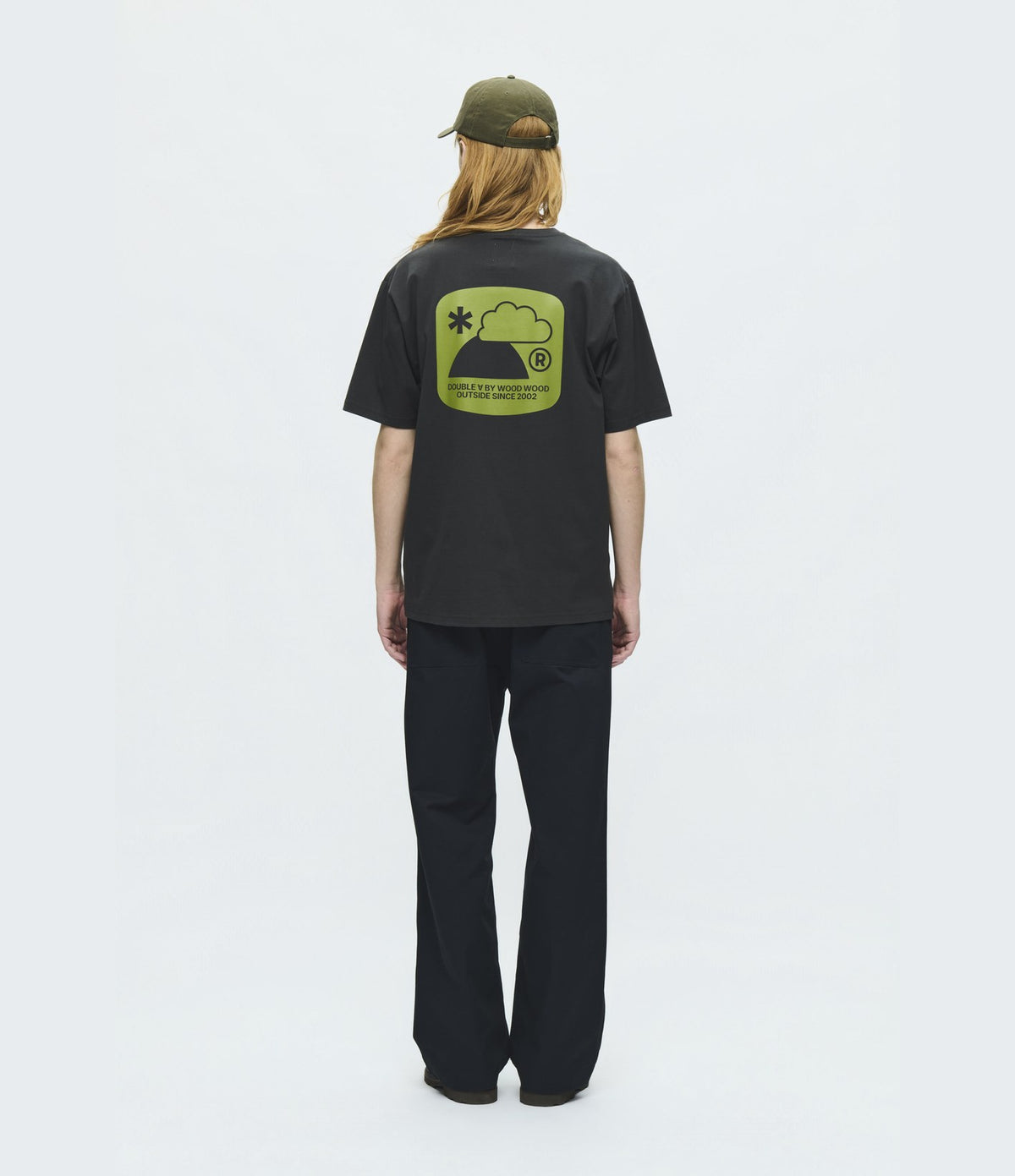 Wood Wood Ace Outsider T-shirt Pirate Black