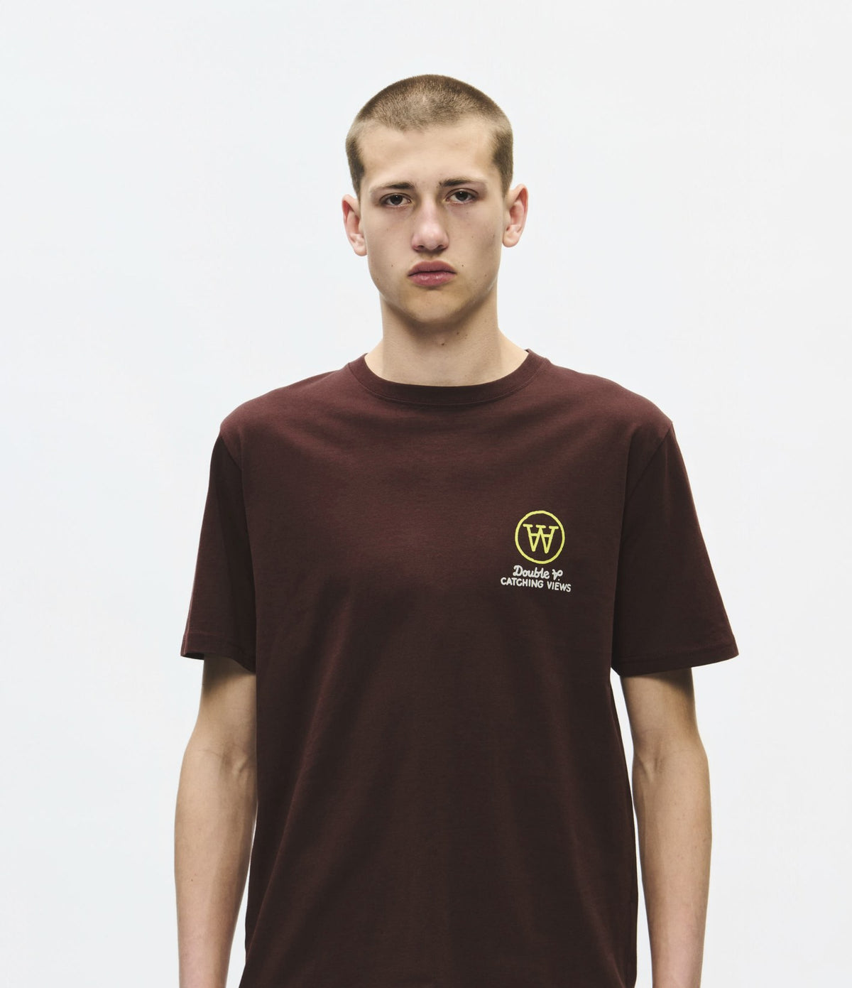 Wood Wood Ace Birder T-shirt Decadent Chocolate