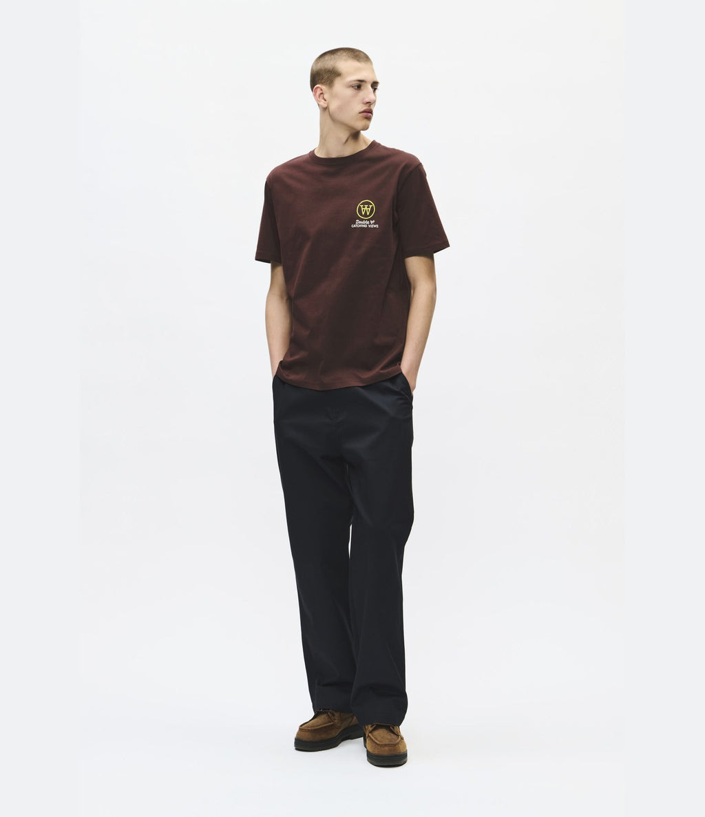 Wood Wood Ace Birder T-shirt Decadent Chocolate